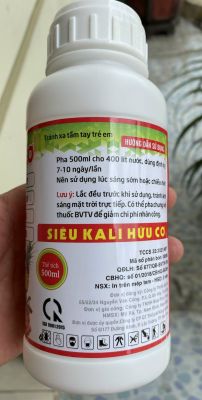 SIÊU KALI HỮU CƠ CHAI 500ML