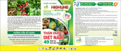 THUỐC TRỪ BỆNH HIGHLINE 150 SC 240ML